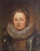 Anthony Van Dyck Portrait of a Noblewoman France oil painting artist